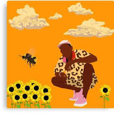 Tyler The Creator Flower Boy Canvas Print By Granttron Tyler The Creator Wallpaper Tyler The Creator Flower Drawing