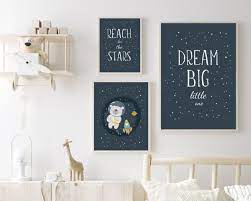Space Nursery Wall Art Space Themed Nursery Decor Art For Baby Etsy Video Video In 2021 Space Themed Nursery Boy Nursery Themes Star Themed Nursery