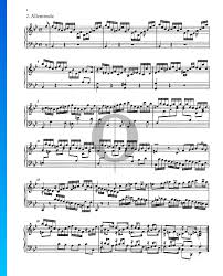 2020 one thing that really confused me about listening to modern players approach the solo partita was that often it was played so freely and with so much rubato. Partita 1 Bwv 825 2 Allemande Noten Piano Solo Pdf Download Streamen Oktav