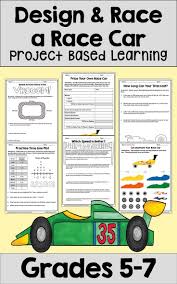 This Project Based Learning Pbl Project Features Math Practice To Design And Race A Race Project Based Learning Fun Math Projects Project Based Learning Math