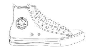 High Top Sneakers To Customize In 2020 Sneakers Drawing Shoe Template Converse