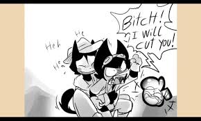 Bendy And Boris The Quest For The Ink Machine Felix Felix Trying To Keep Bendy Under Control Bendy E A Maquina De Tinta Desenhos Ideias Para Desenho