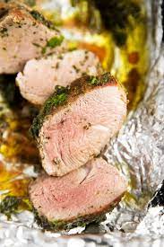 Place beef tenderloin on a roasting rack or foil lined pan. The Best Baked Pork Tenderloin Savory Nothings