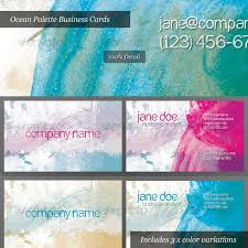 Aqua roller painter business card. Painter Business Card Templates Designs From Graphicriver