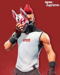 Sparkle supreme is an epic outfit in battle royale that could be obtained as a reward from tier 70 of season x battle pass. Supreme Fortnite Wallpapers Top Free Supreme Fortnite Backgrounds Wallpaperaccess