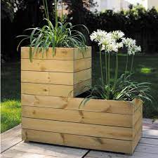 bac a fleurs bois traite autoclave l80 h39 5 cm essencia bac a fleur bois jardiniere en bois et patio en bois