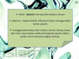 Konsultan luka bakar dokter bedah plastik yang mengkhususkan diri dalam menangani pasien yang mengalami kerusakan berat pada jaringan tubuh dan konsultan bedah tangan subspesialisasi bedah plastik yang berfokus pada pembedahan di bagian tangan. Pembedahan Plastik Menurut Islam