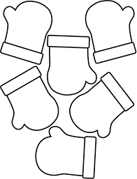 Make a coloring book with pattern mitten for one click. Mitten Coloring Pages Coloring Home
