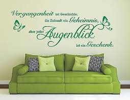 G293 Wandtattoo Spruch Vergangenheit Ist Geschichte Zukunft