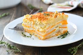 Season with 1 teaspoon of salt. Two Potato Scallop Garnish Glaze