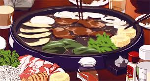 The best gifs are on giphy. 29 Times Anime Mastered This Whole Food Thing Food Food Videos Yummy Food