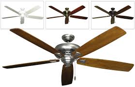 Outdoor matte white ceiling fan with light kit and wall switch. Large Ceiling Fan Tiara 72 Inches The California Fan Company