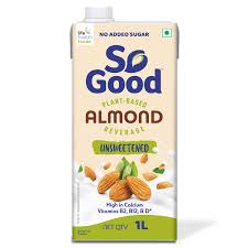 Plant based milk brands in india. So Good Almond Fresh Natural Unsweetened 1l Amazon In Grocery Gourmet Foods
