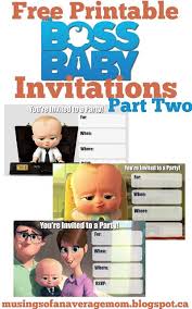 Boss Baby Invitations 2 Baby Invitations Boss Baby Baby Birthday Invitations