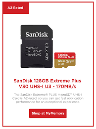 a1 vs a2 sandisk microsd card whats the difference