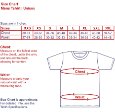 Mens T Shirts Size Chart Teddy Tshirts