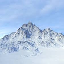 Snowy Mountain 3d Model Available To Purchase Mountain Hill Earth Environment Rocky Peak Snow Terrain Highla Snowy Mountains Snow Mountain 3d Model