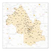 Les codes postaux de la rdc ont une suite 7 chiffres. Atlas Des Codes Postaux Cartes Des Departements De France