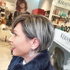 Going with blonde highlights while keeping dark roots is a trendy way to hide those pesky gray hairs. The Hottest Shades And Highlights For Gray Hair It S Rosy