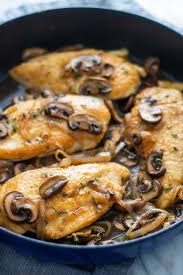 Dairy Free One Pan Chicken Marsala Giadzy Recipe Free Chicken Recipes Marsala Chicken Recipes Chicken Marsala