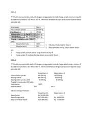 Check spelling or type a new query. Contoh Soal Metode Average Contoh Soal I Metode Rata Rata Tertimbang Departemen I 1 Perhitungan Biaya Produksi Per Satuan Elemen Biaya Harga Pokok Bdp Course Hero