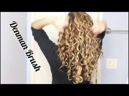 Denman Brush Youtube Curly Hair Treatment Curly Hair Styles Denman Brush
