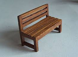Miniature De Collection Fabriques A La Main Vintage Park Banc Vintage Dollhouse Diy Wooden Park Bench Park Bench Diy