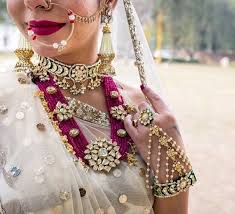 pink beads rani haar for an indian bride looks gorgeous weddings indianweddings weddingtrend boho bridal jewelry bridal fashion jewelry bridal necklace