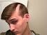 Short Hair Hard Part Fade