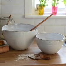 Dowan ceramic mixing bowls, serving bowl set, non slip and beautiful outer design, 0.5 quart 2 quart 3.2 quart, cooking supplies, blue dowan. Stoneware Hand Thrown Mixing Bowl With Lip Ceramic Mixing Bowls Pottery Bowls Pottery