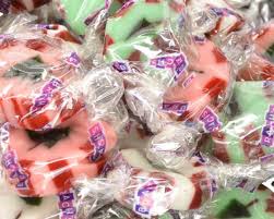 Those chewy peppermint marshmallow candies with crunchy pieces of peppermint candies and gumdrops areview recipe Brachs Christmas Nougats 4 Box Candy Favorites
