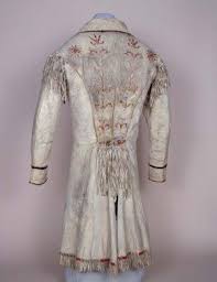 Animal Hide Coat With Quill Embroidery 1840 Native American Clothing 18th Century Clothing Century Clothing