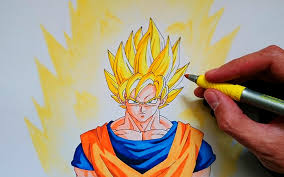 Imagenes Goku Ssj Para Dibujar Y Colorear Imagenes para dibujar a lapiz. goku ssj para dibujar y colorear