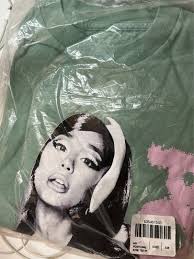 authentic official ariana grande positions tee merch green teal turquoise  official merch sweetener tour dangerous woman oversized tshirt, Women's  Fashion, Tops, Shirts
