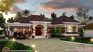 Outstanding Bungalow In Kerala Bungalow House Design Kerala House Design Modern Bungalow House