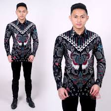 Toko baju batik solo modern online. Kemeja Batik Pria Lengan Panjang Baju Batik Pria Batik Pekalongan Kemeja Batik Modern Kemeja Kantor Pria Batik Ab8111 Lazada Indonesia