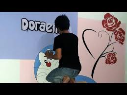 3 keuntungan memasang hiasan dinding kamar buatan sendiri. Lukisan Dinding Kamar Doraemon Simple Cikimm Com