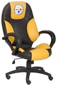 nfl pittsburgh steelers leather office chair by wild sales http www amazon com dp b001a6nejc ref c pittsburgh steelers football steelers pittsburgh steelers