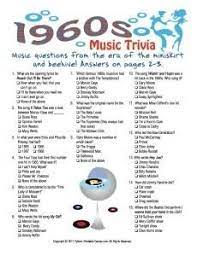 1954 News Trivia The Beatles Trivia 1960s Music Trivia Color Of Music Trivia Tangled Tongue Twisters Ta 60th Birthday Party Birthday Party Games Birthday Games