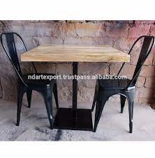 Then, position a side table next to the sofa that complements it. Cheaper Industrial Hotel Solid Surface Dining Room Table Cafe Table Cast Iron Metal Base Bar Table Buy Dining Table Modern Dining Tables Dining Table Set Product On Alibaba Com