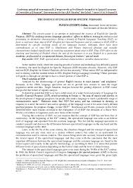 9 din hg 395/2016 privind scopul și conținutul strategiei de contractare. Pdf The Essence Of English For Specific Purposes Galina Plesca Ciudin Academia Edu