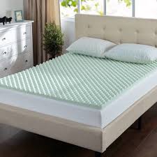 Whether you have a sofa bed with a thin mattress or need to add padding to a dorm room bed, a memory foam mattress topper can make any bed more comfortable for sleeping, resting or simply reading in bed. Spa Sensations Fresh Air Memory Foam 1 5 Mattress Topper Twin Walmart Com Walmart Com