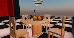 Add this to your dining area and be the topic of conversation with all your friends. Second Life Marketplace Ultra Modern Dining Room Set