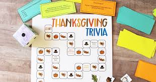 You know, just pivot your way through this one. Free Printable Thanksgiving Trivia Game For Kids Fall Printable Activity