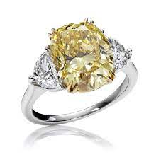 Harry Winston Oval Yellow Diamond Ring It S Perfect Harry Winston Engagement Rings Yellow Diamond Rings Colored Diamond Rings
