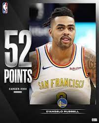 Nba On Instagram Career High 52 Pts For Dloading Of The Warriors Nba Nba Stars Nba Players
