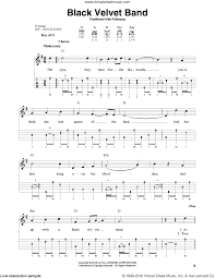 Black Velvet Band Sheet Music For Banjo Solo Pdf Banjo Music Irish Folk Songs Sheet Music