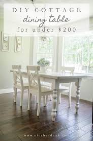 Coastal cottage dining room ideas to inspire. Picnic Table To Diy Cottage Dining Table Tutorial