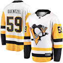 Pittsburgh Penguins Fanatics Away Breakaway Jersey - White - Jake ...