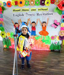 I wandered lonely as a cloud by william wordsworth. English Poem Recitation Mount Litera Zee School Indore ÙÙŠØ³Ø¨ÙˆÙƒ